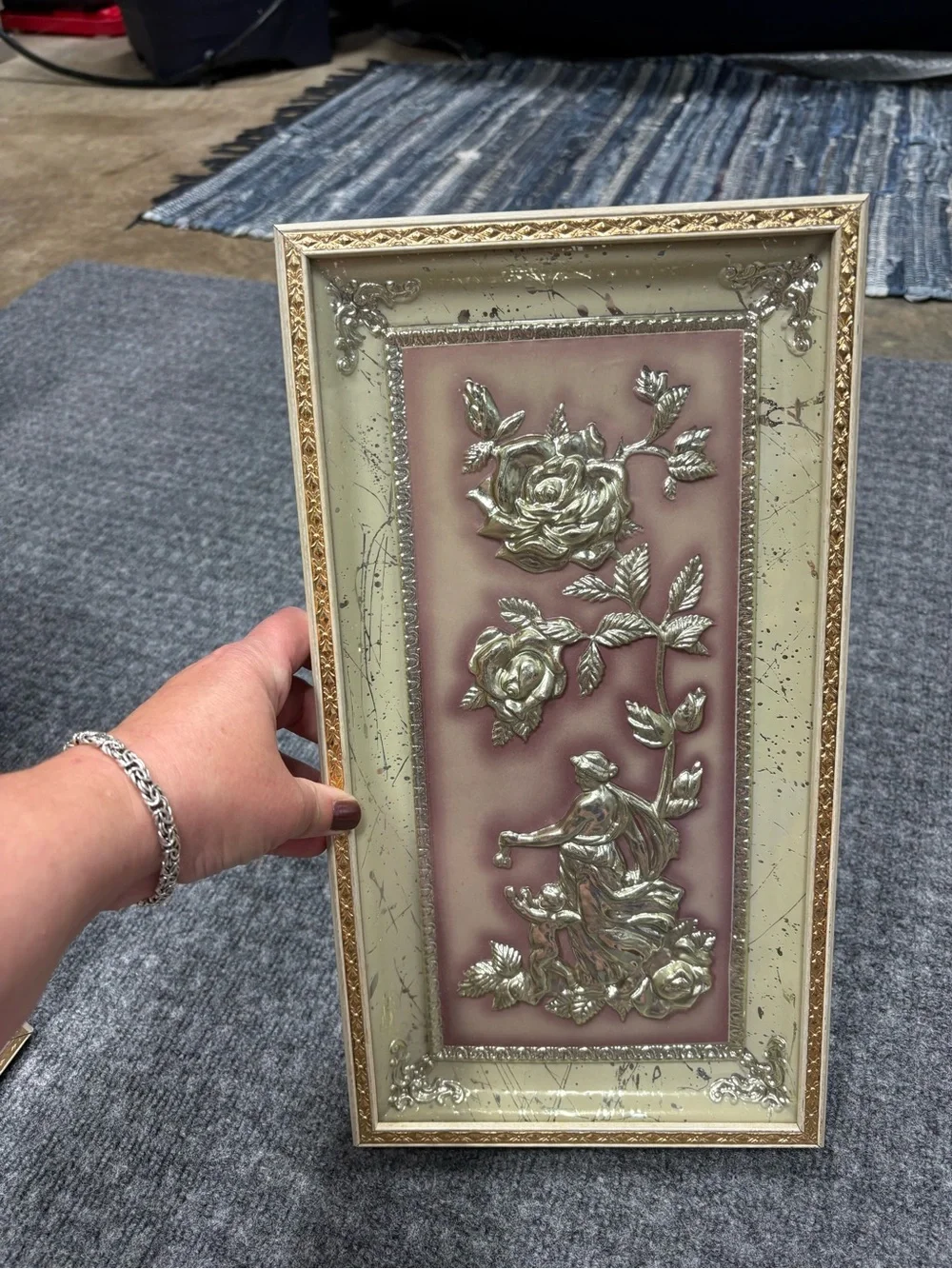 Ornate MCM Four Seasons by Metalart  3D Wall Art Vintage